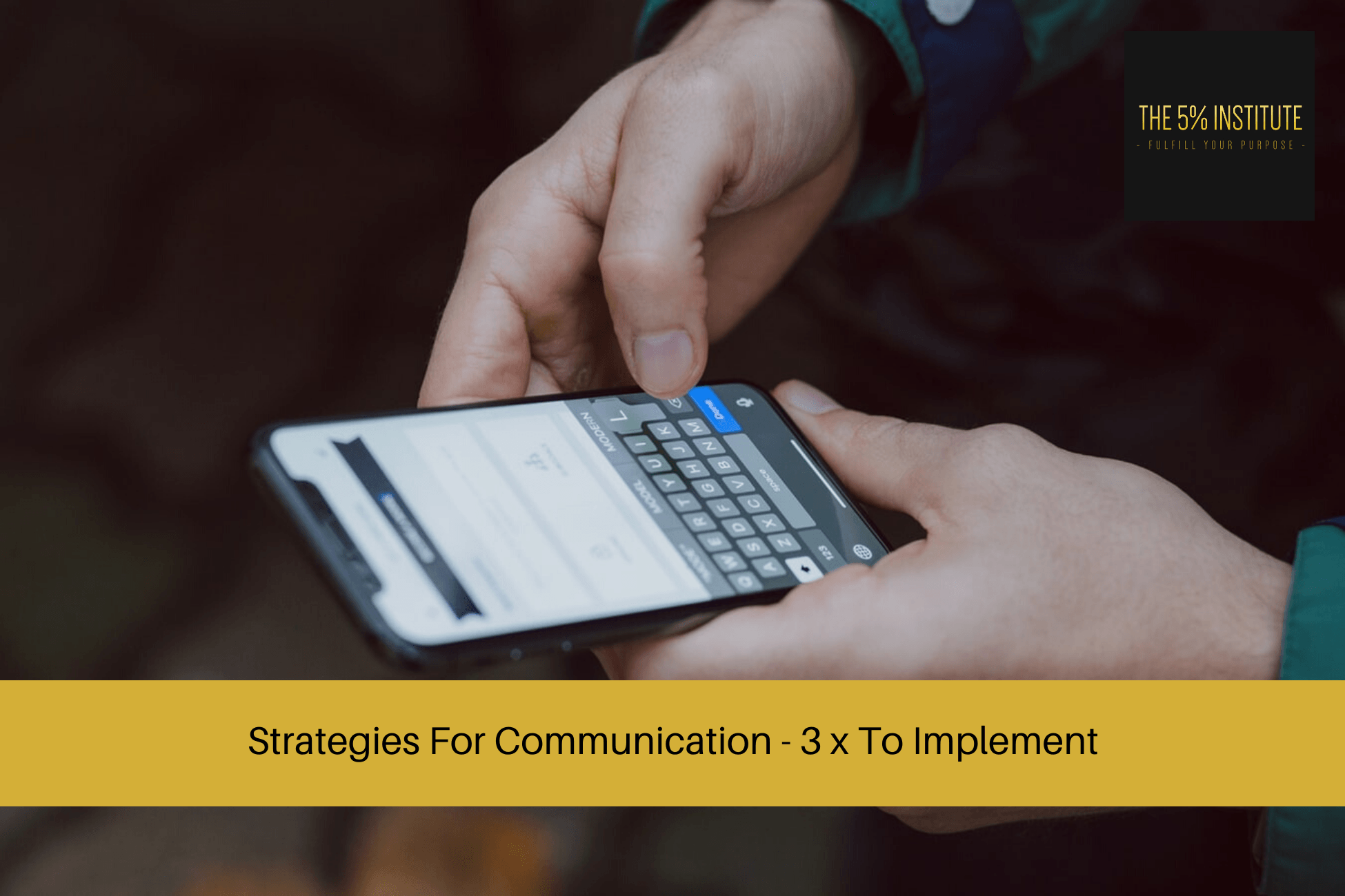 strategies for communication