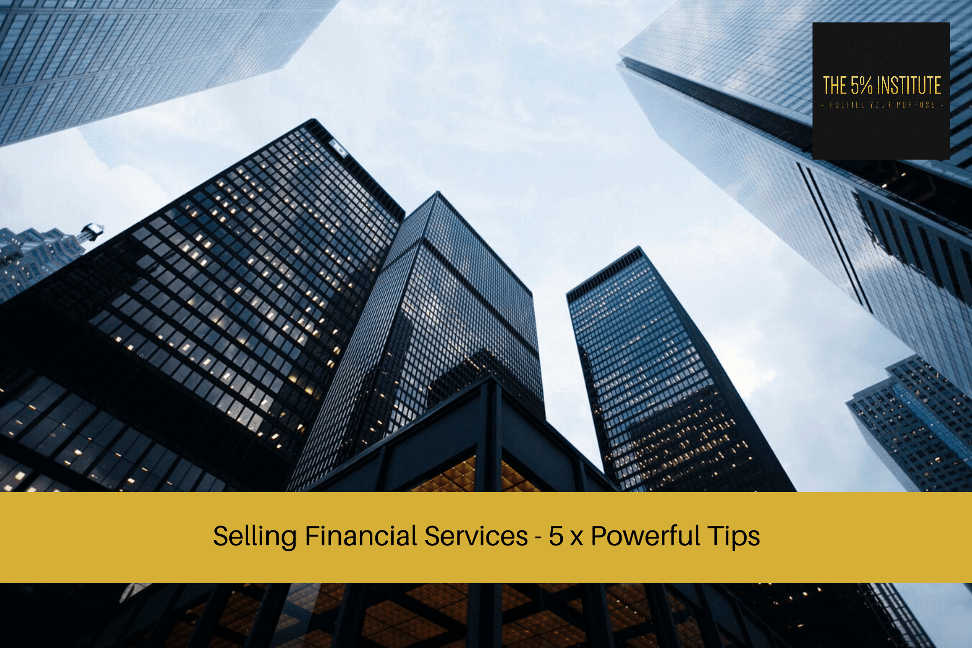 selling financial services