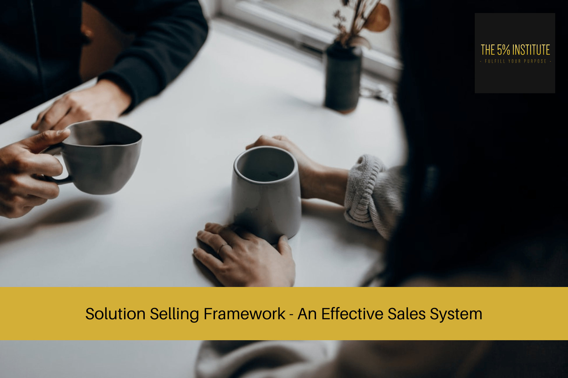 Solution Selling Framework - An Effective Sales System