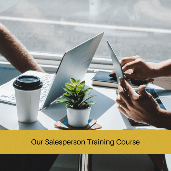 Our Salesperson Training Course